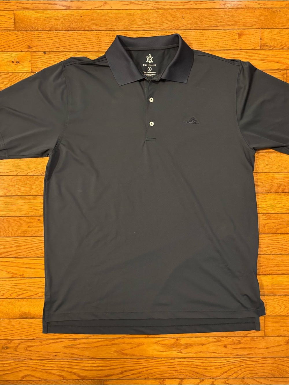 Men’s Turtleson Performance Polo Shirt - Navy - Size Large